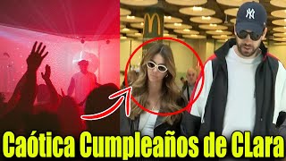 Piqué y Clara Chia explotaron tras una fiesta de cumpleaños en Madrid