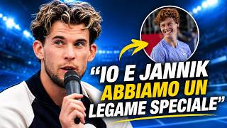 THIEM SORPRENDE TUTTI SU SINNER: “IO E JANNIK ABBIAMO UN LEGAME SPECIALE”