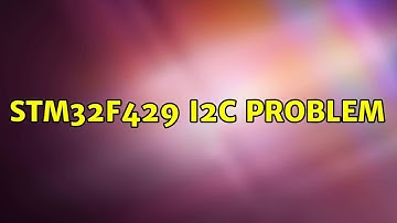 STM32F429 I2C problem