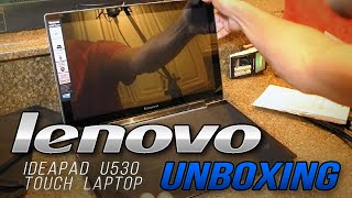 Lenovo IdeaPad U530 Touch Ultrabook 15.6 Laptop - Unboxing w/ Synystersk8r