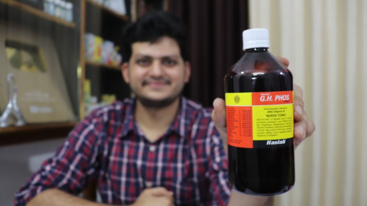 Gh phos tonic | Homeopathic tonic for vitamin B and iron deficiency ?