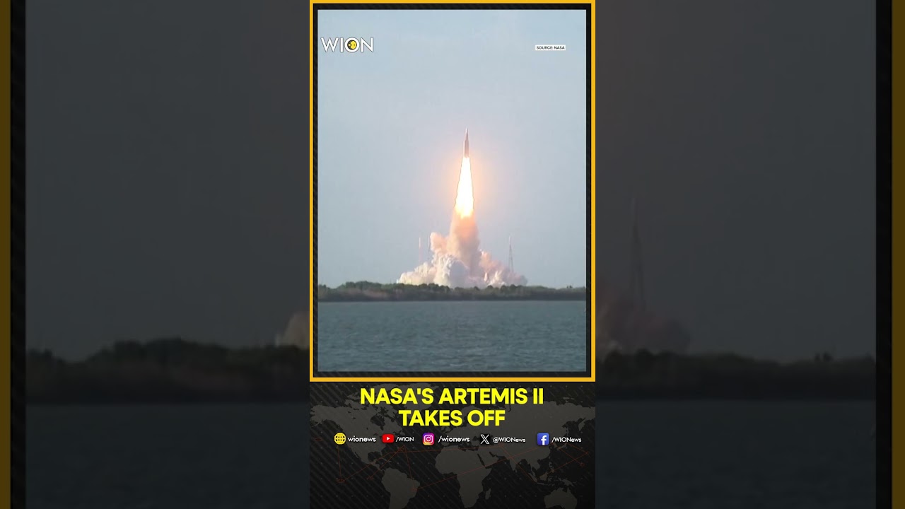 Artemis II : Astronauts Begin NASA Lunar Mission After Successful Blast-Off | WION Shorts