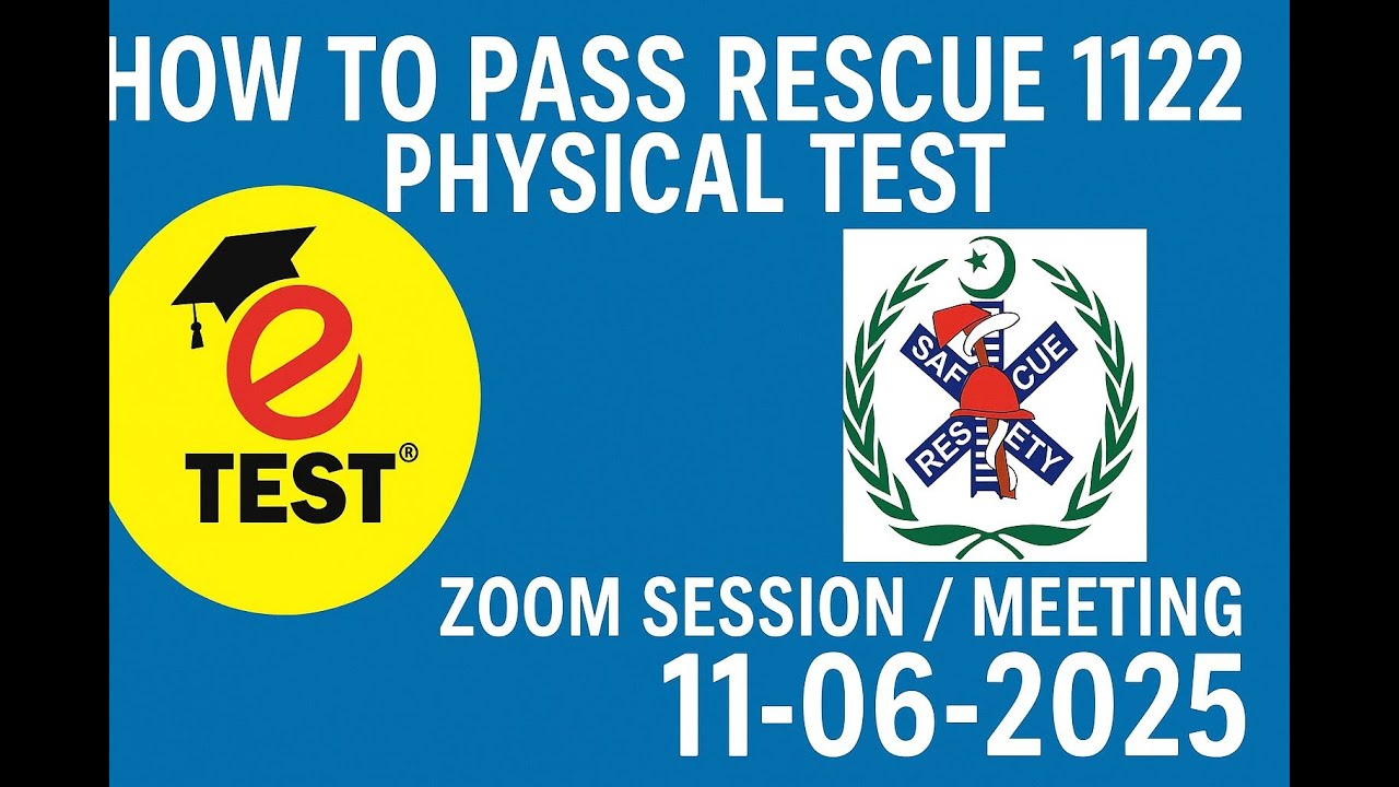 Rescue 1122 Physical Test Training Zoom Session / Meeting || Rescue 1122 Physical Test Kaisay ho ga