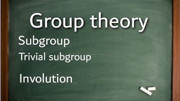 Sub group, trivial subgroup and involution /bsc/msc/bs/with example in hindi/urdu