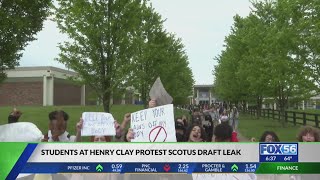 Henry Clay students stage walk-out protesting Roe v. Wade