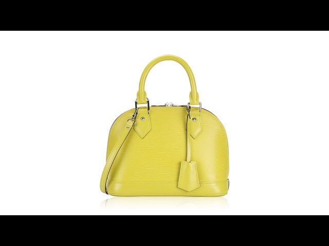 Louis Vuitton, Bags, Alma Bb Epi Pistache