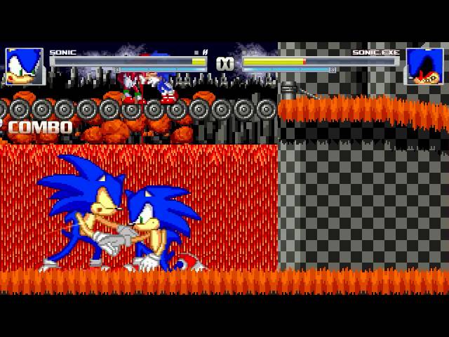 An Mugen Request 158 Sonic Vs Sonic Exe Youtube - roblox super heroes vs zombies marvel avengers toysbr youtube