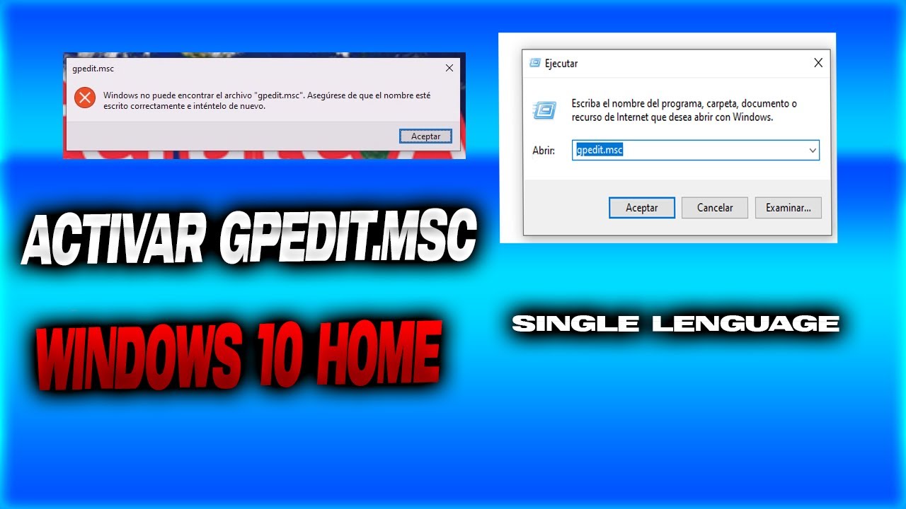 Gpedit msc windows 10 no se encuentra gpedit msc no abre gpediti msc