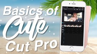 How to EDIT LIKE A PRO ON CUTE CUT PRO // Basics of Cute Cut Pro