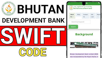 How To Get Bhutan Development Bank of Swift Code 2025 | Payment Guide