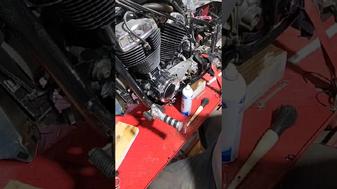 Easiest Way to Clean a Motorcycle Engine 