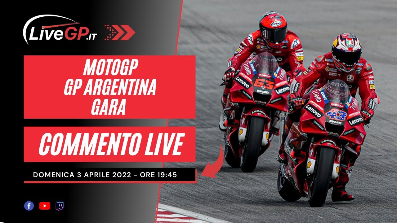 MotoGP GP Argentina 2022 Gara - Commento LIVE