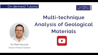 Multi-technique Analysis of Geological Materials