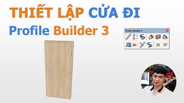 How to create a door using Profile Builder 3 in Sketchup