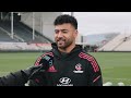 Richie Mo'unga Media Interview ahead of Finals #1
