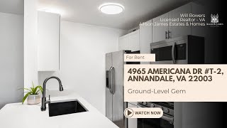 Ground Level Gem in Annandale   Condo Tour