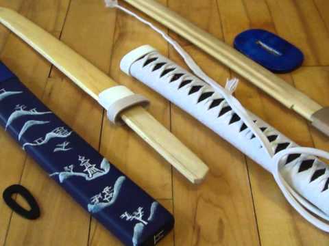 Wooden Katana Tutorial Part 17-Fits and Finish - YouTube