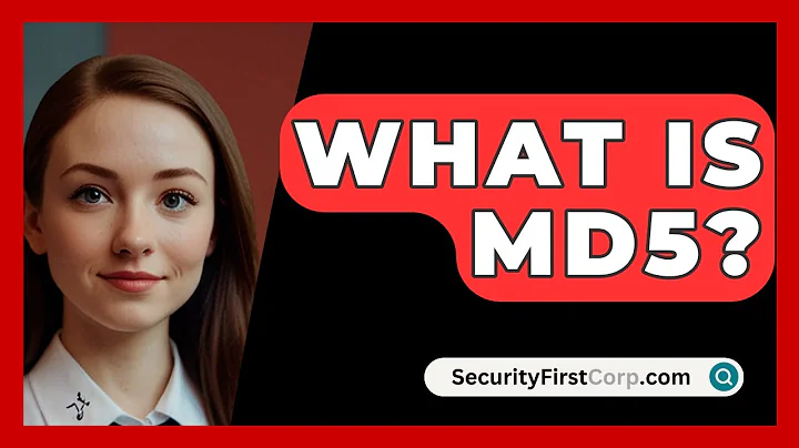 What Is MD5? - SecurityFirstCorp.com