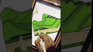 Let’s design these sneakers using OTB assets! #onthebias #illustrator #fashion #procreate