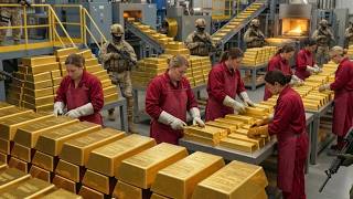How Gold Bars Are Made – From Raw Earth Ore to Billion Dollar Vault  Full Factory Process