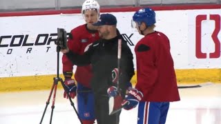 Alexander Zharovsky Et Ivan Demidov Dans Le Laboratoire À Brossard