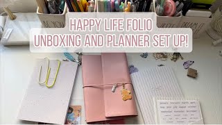 HAPPY LIFE FOLIO | UNBOXING + SET UP!