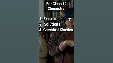 how to study chemistry class 12 | important chapters for class 12 chemistry #shorts #short