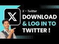 How to Download &amp; Login to X (Twitter) App !