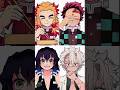 Who's the best?#(Credits : @Natashaart2)#kimetsunoyaiba#youtubeshorts#fypシ゚viral