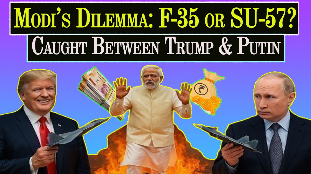 India’s 5th Gen Fighter Crisis: F-35, SU-57 or F-22? | Trapped Between USA & Russia