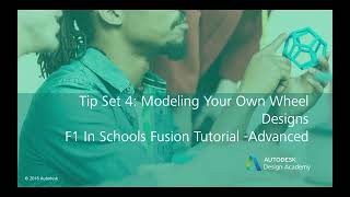F1 in Schools Fusion 360 tutorial - Advanced activity 4