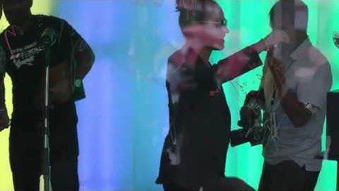 Russ Raps With Big Tigger At 2016 BET HIP HOP Awards