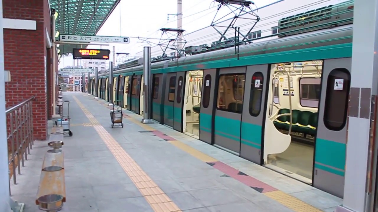 광주 지하철 1호선 소태역~녹동역 (광주도시철도공사 용산차량기지)