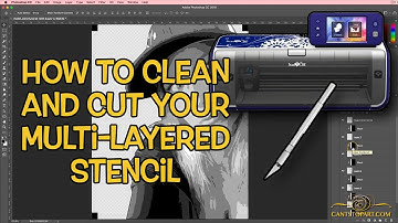 How to Clean and Cut Your Multi-Layered Stencil | Cant Stop Art