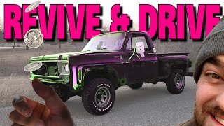 Chevy K10 Gets Shocks, Exhaust, Tires  REVIVE & DRIVE!