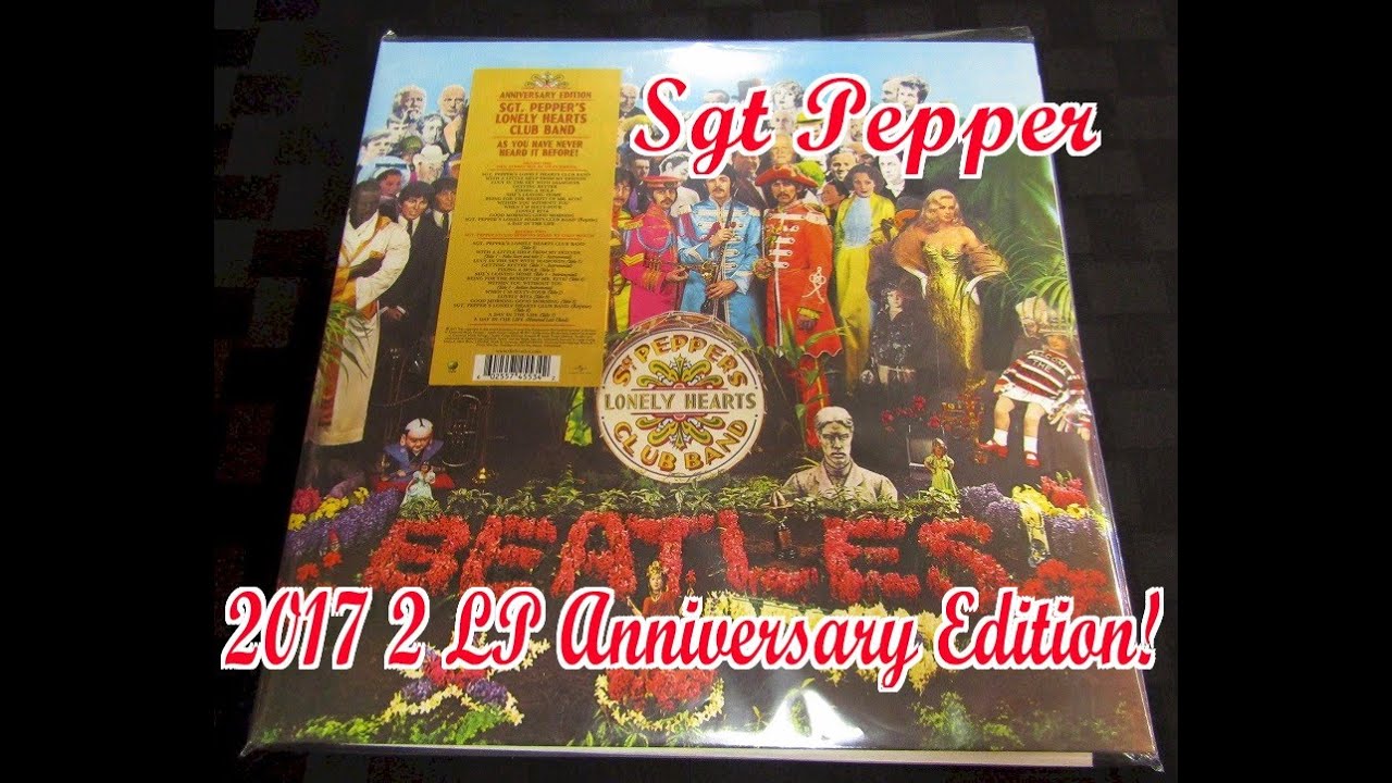 Beatles Sgt. Pepper's 50周年記念限定生産2枚組 独盤LP The Beatles Sgt Pepper 50th Anniversary 2 LP Set Review - YouTube
