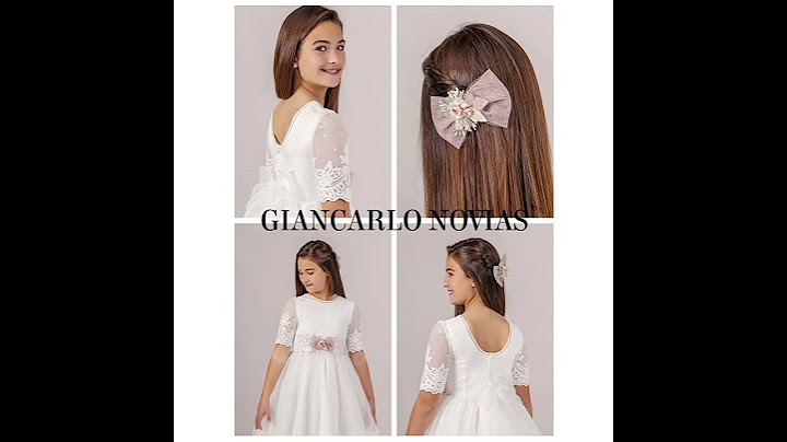 Vestido de comunion con manga francesa | Giancarlo Novias Parla (Madrid)