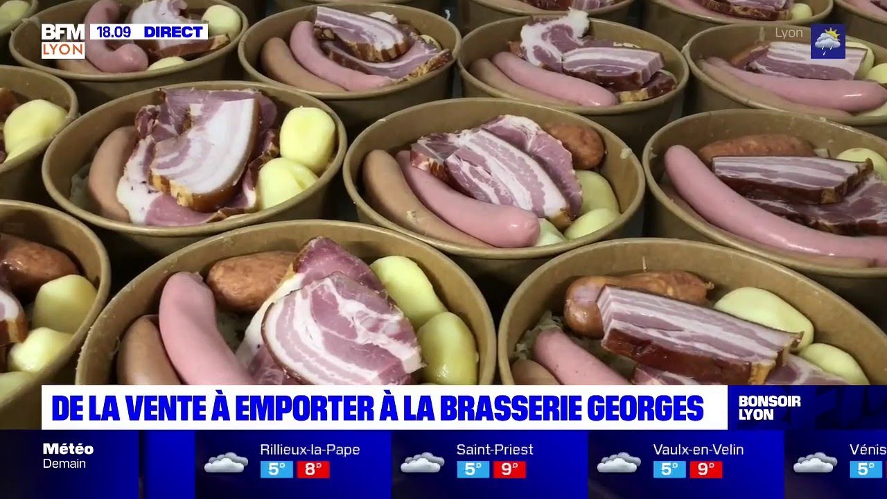 Lyon : choucroutes à emporter à la Brasserie Georges
