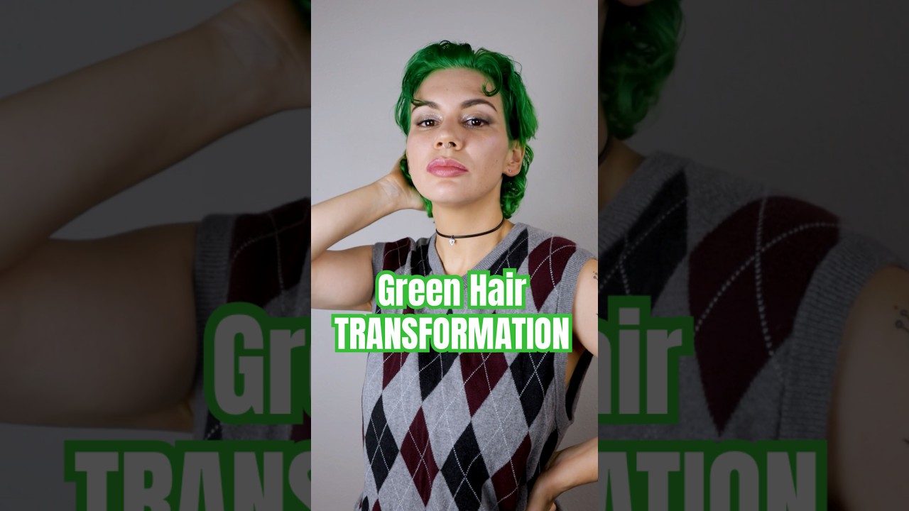 💚 feeling like myself again 💚 #hairdyeathome #diyhairdye #shorthairstylesforwomen