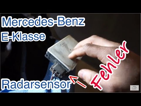 Totwinkelassistent ohne Funktion | Mercedes E-Klasse S212  350CDI | Radar Sensor broken