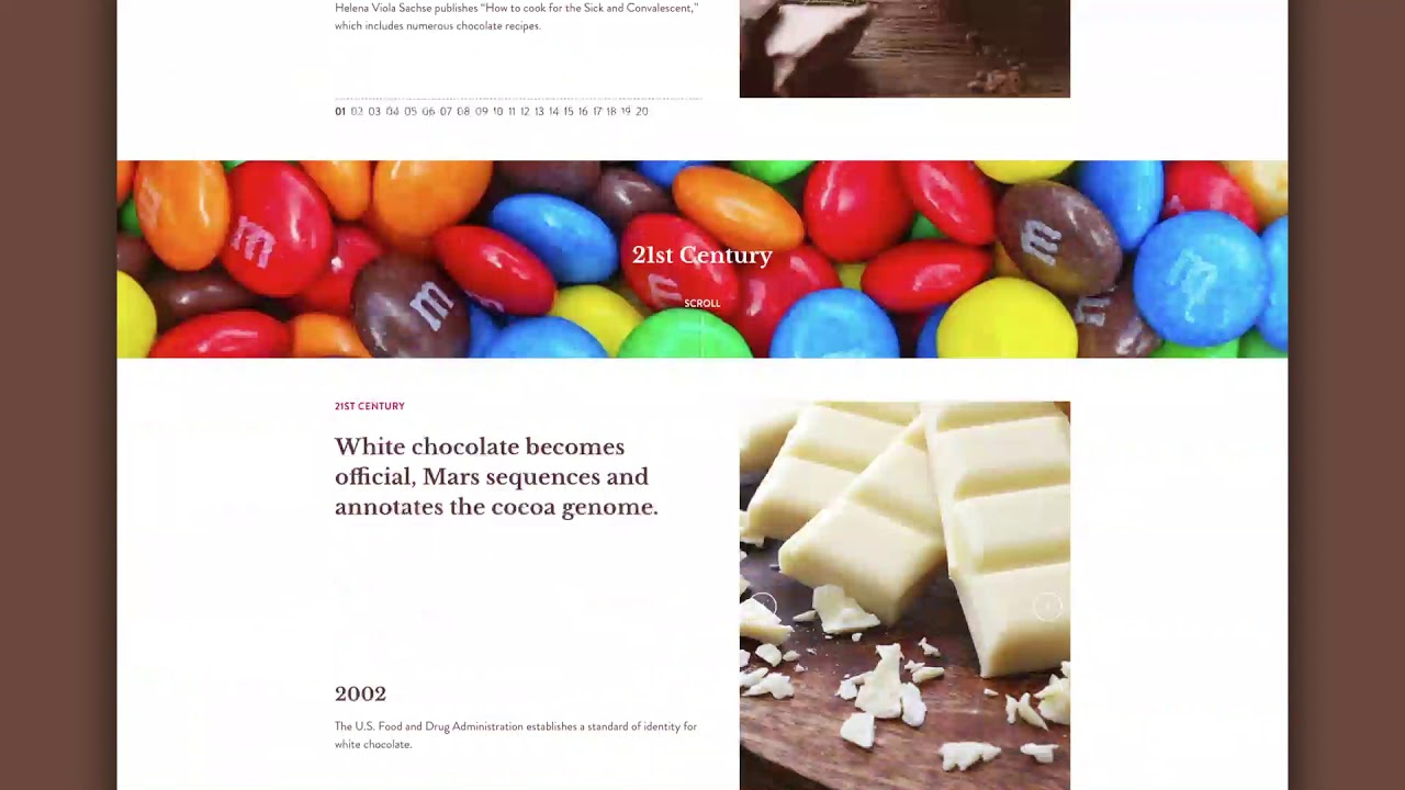 AMERICAN HERITAGE Chocolate Website Presentation