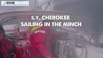 Sail training storm tactic: "heaving to"