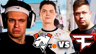 БУСТЕР СМОТРИТ VP ПРОТИВ FAZE / ЭЛЕКТРОНИК ЗА ВИРТУС ПРО