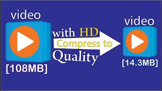 How to compressed Video size without losing quality in Urdu/Hindi || Technical education Channel