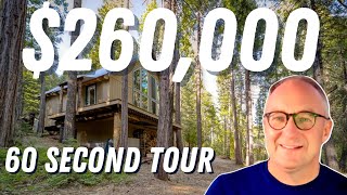INSIDE A $260,000 House for 60 Second River Cabin Redding California | Living in Redding California.