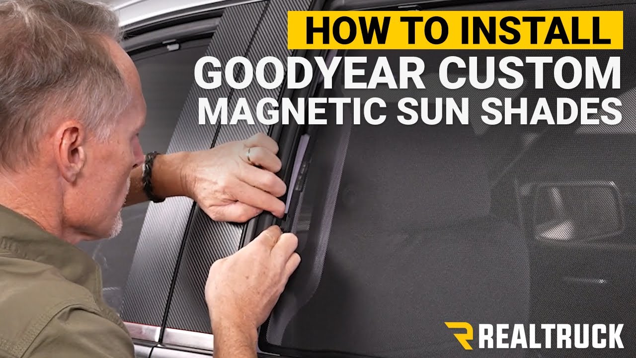 How to Install Goodyear Custom Sun Shades on a 2021 Ford F150