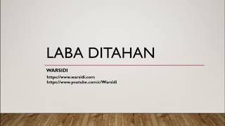 Laba ditahan, cadangan, atau saldo laba