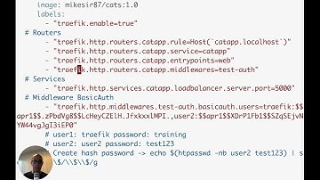06 - 033 Lab Basic Auth - Traefik Training Course
