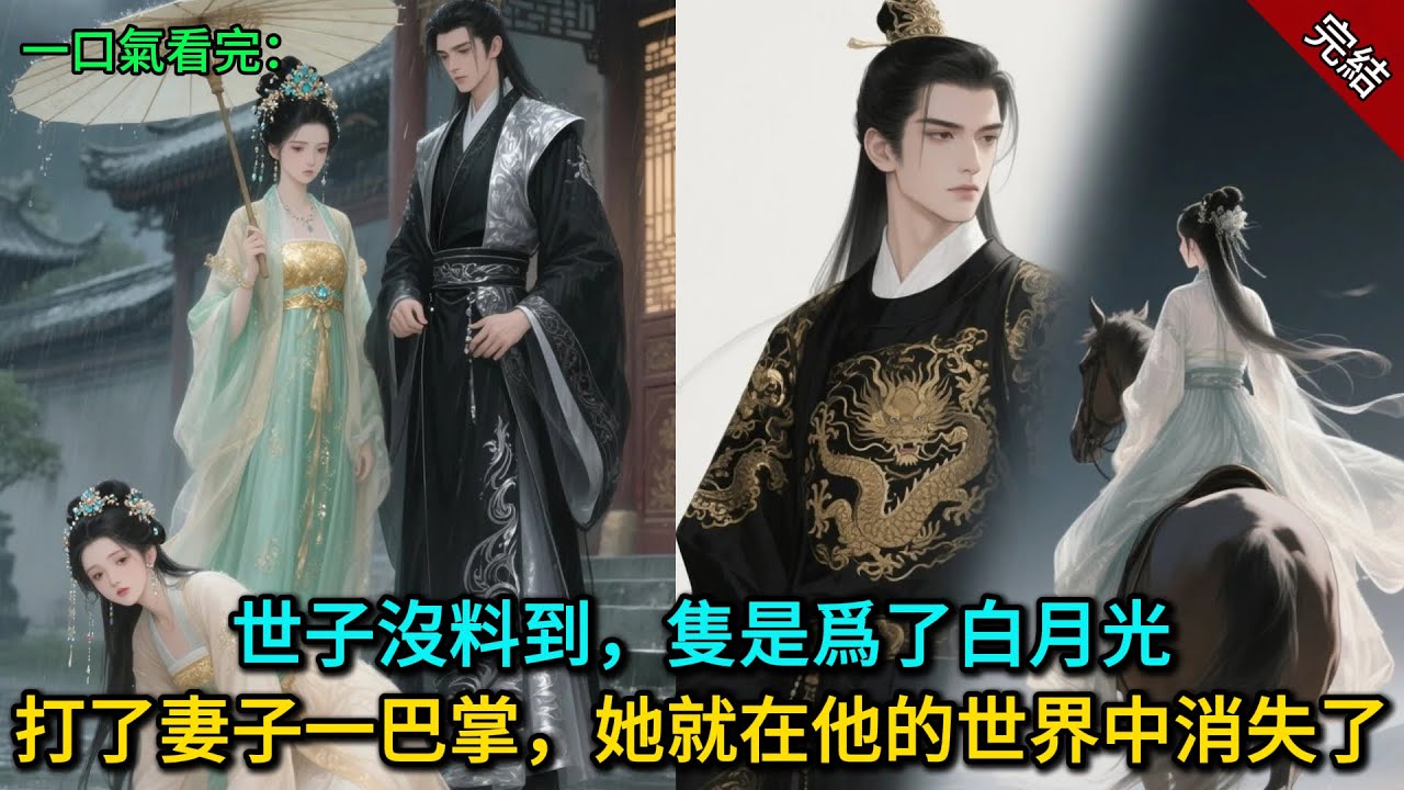 世子沒料到，隻是爲白月光打了妻子一巴掌，她就在他的世界中消失了......