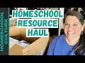  homeschool resource haul  plus items for the homeschool room  space  discounted supplies 